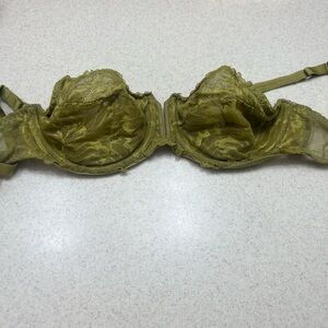 Olive Lace Underwire Bra